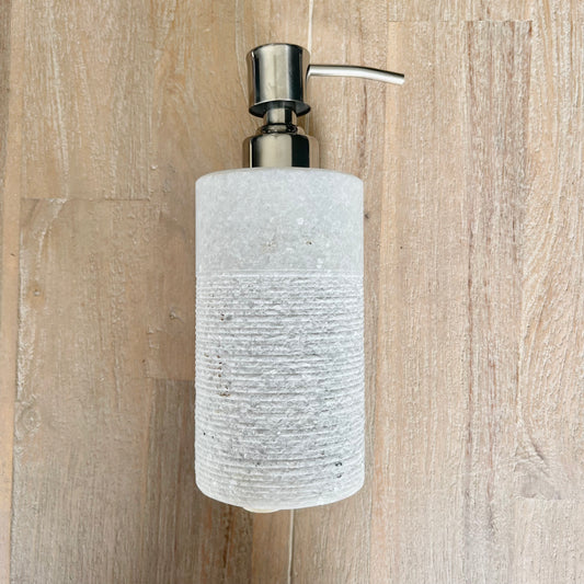 Rawluxe White Marble Soap Pump Dispenser