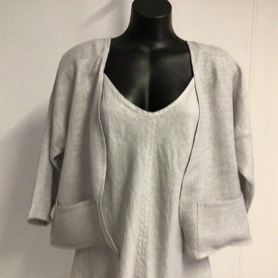 Crepon Cardigan