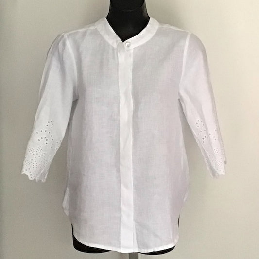 Embroidered Linen Shirt