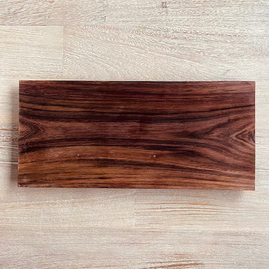 Long Wood Bathroom Tray