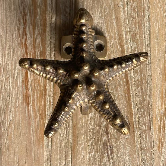 Starfish Brass Hook