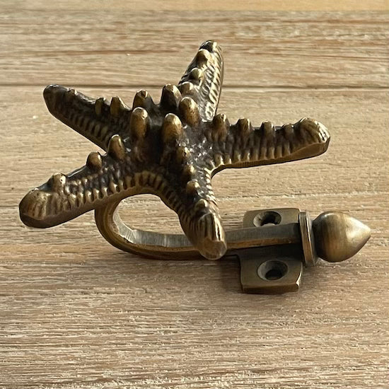 Starfish Brass Hook