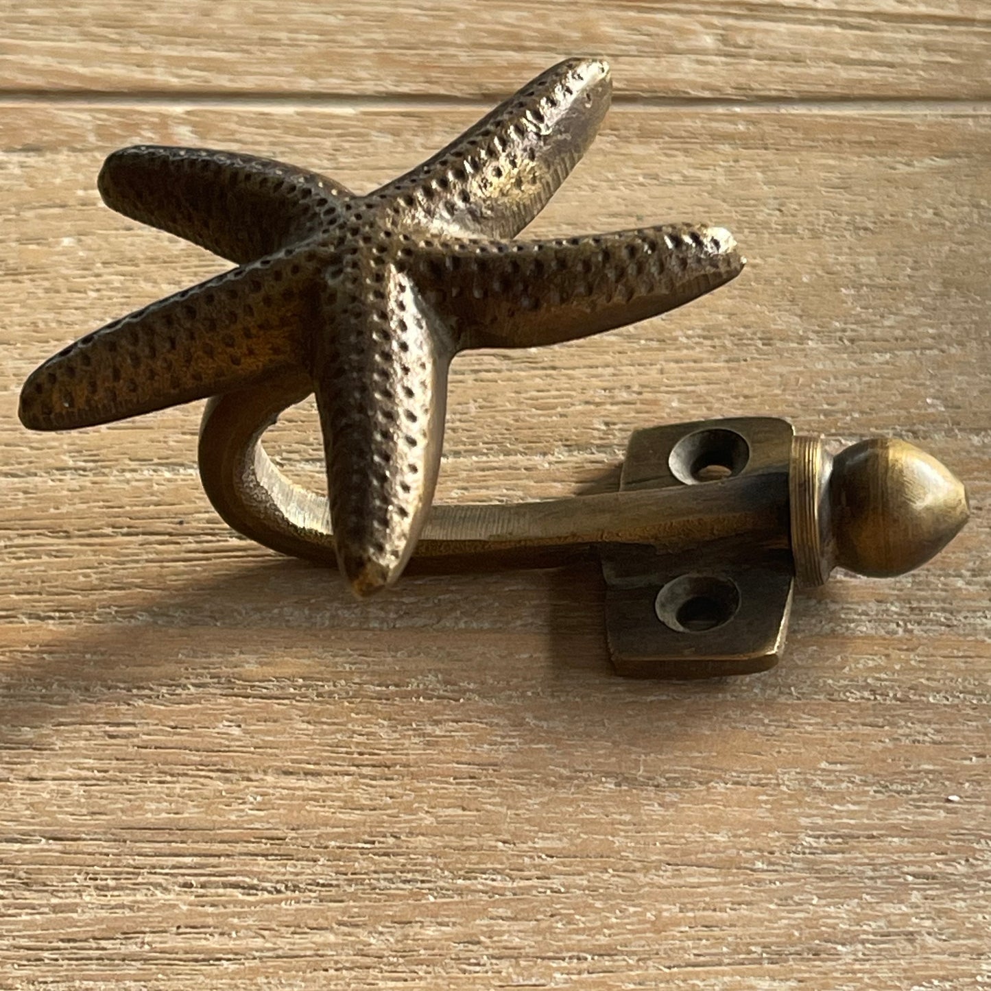 Starfish Brass Hook