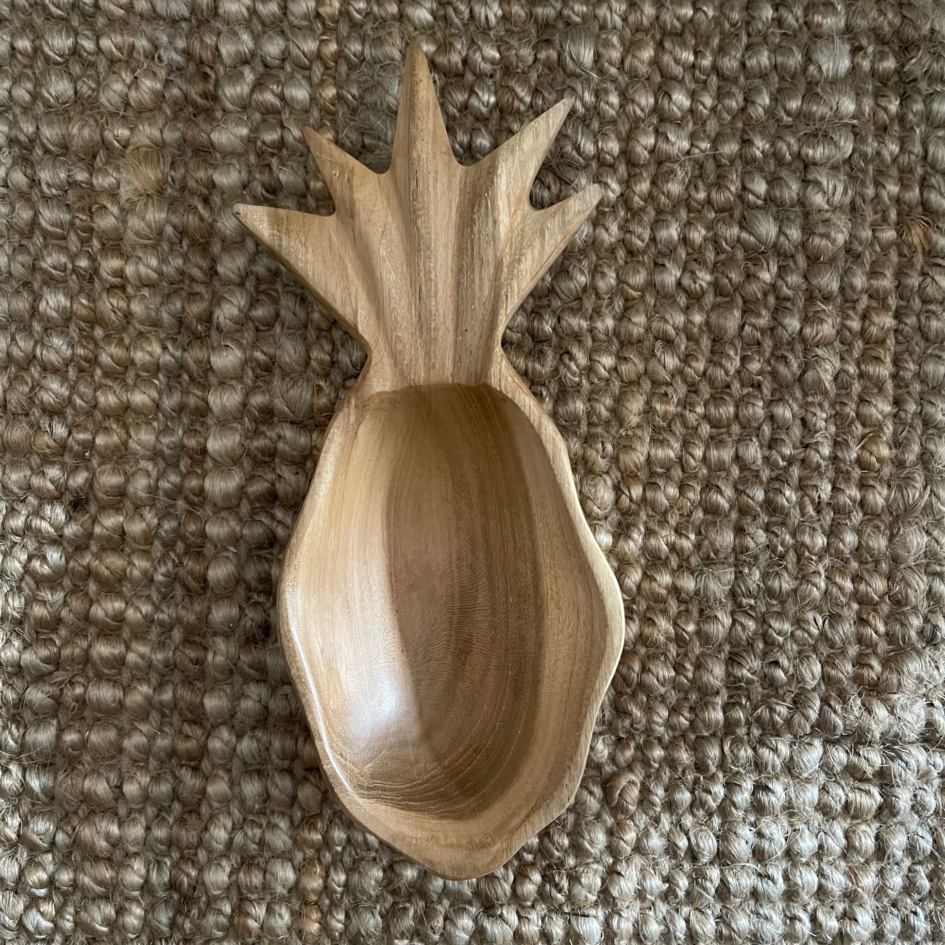 Pineapple Dish Teak wood