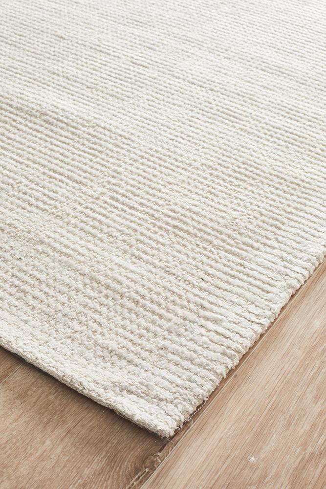 Allure Ivory Cotton Rayon Rug