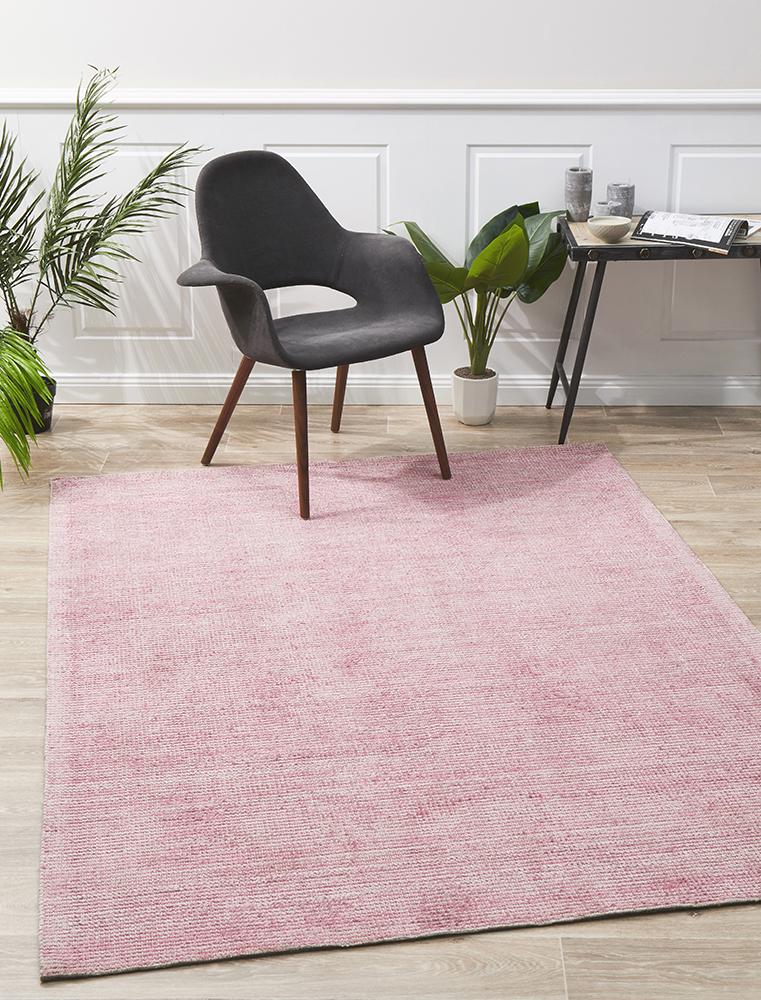 Allure Rose Cotton Rayon Rug