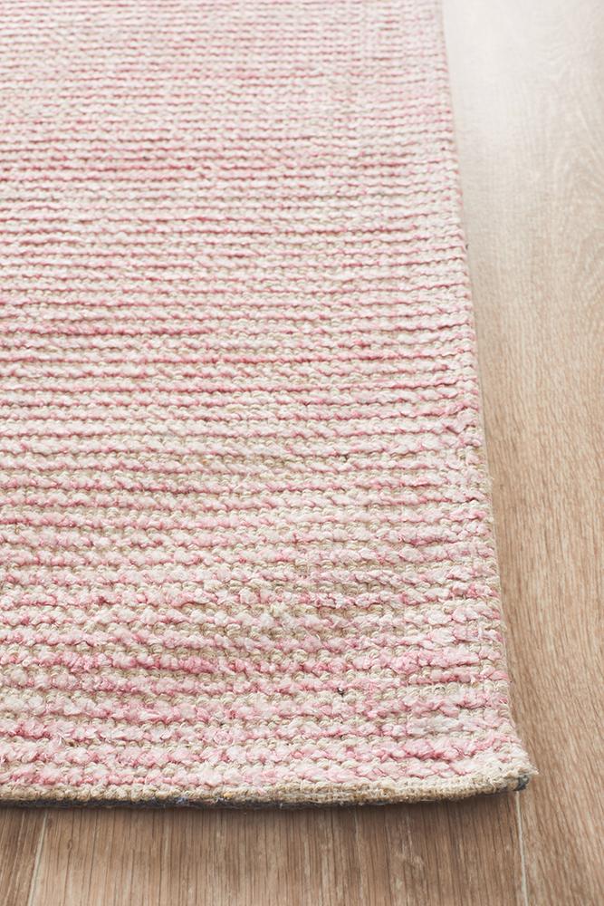 Allure Rose Cotton Rayon Rug