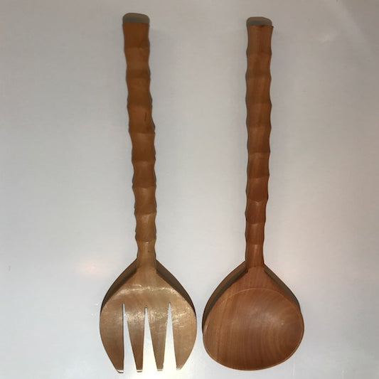 "Bamboo" Salad Servers