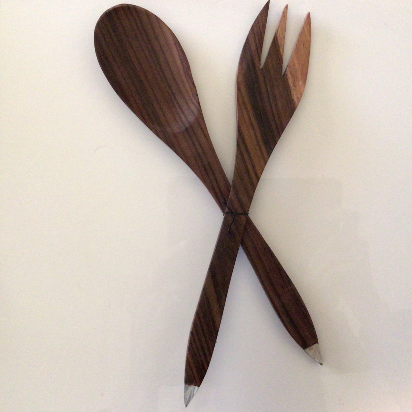 Shell Inlay Salad Servers