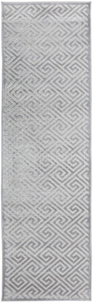 York Alice Silver Runner Rug