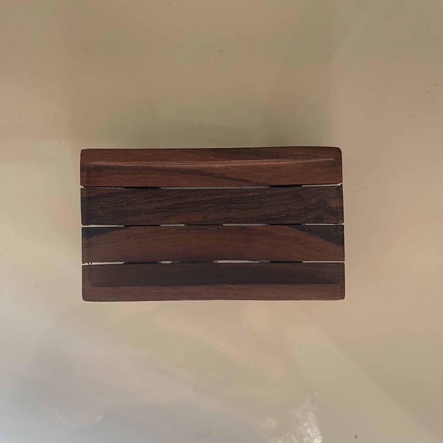 Small Rectangle Teak Soap Dish