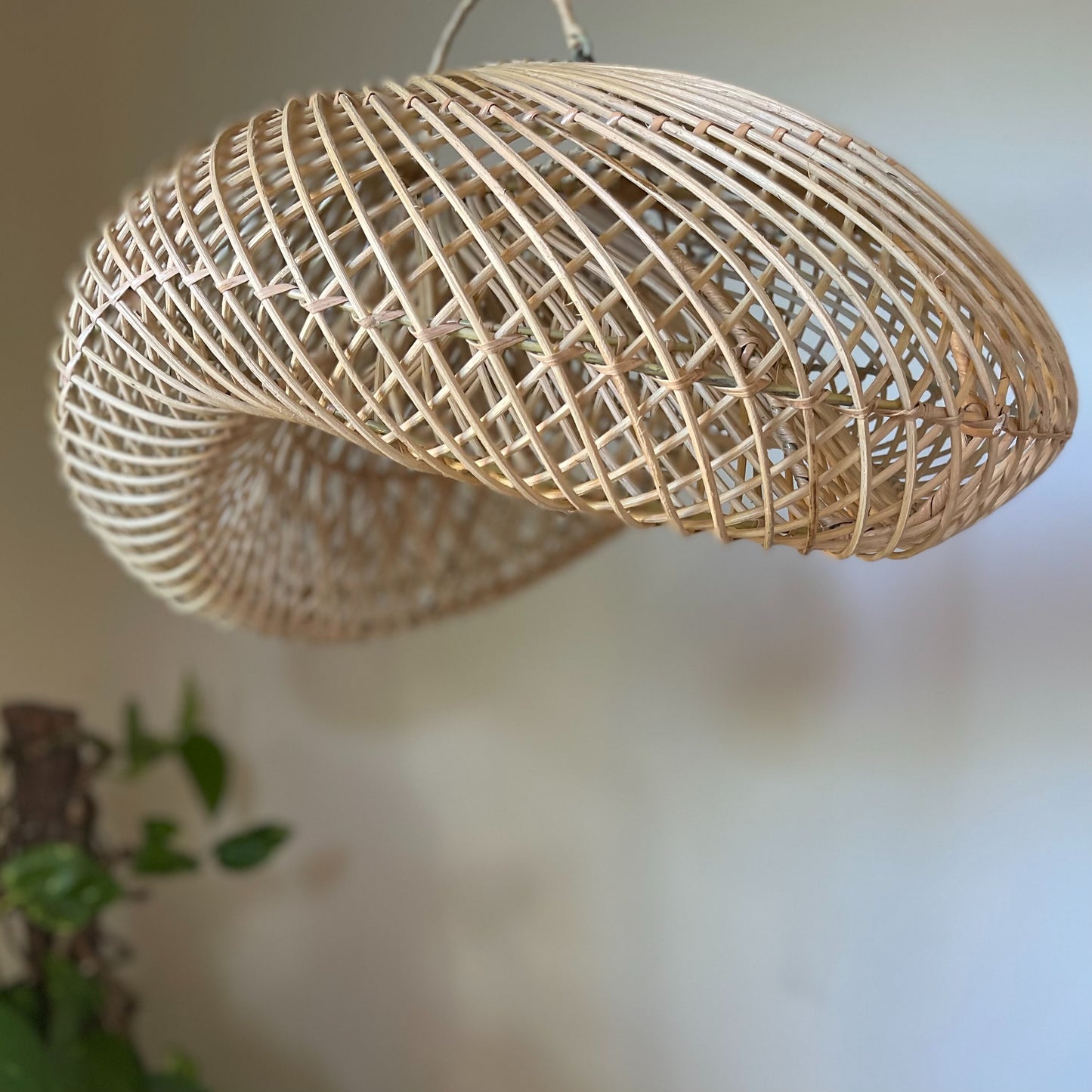 Rattan Cloud Pendant Light