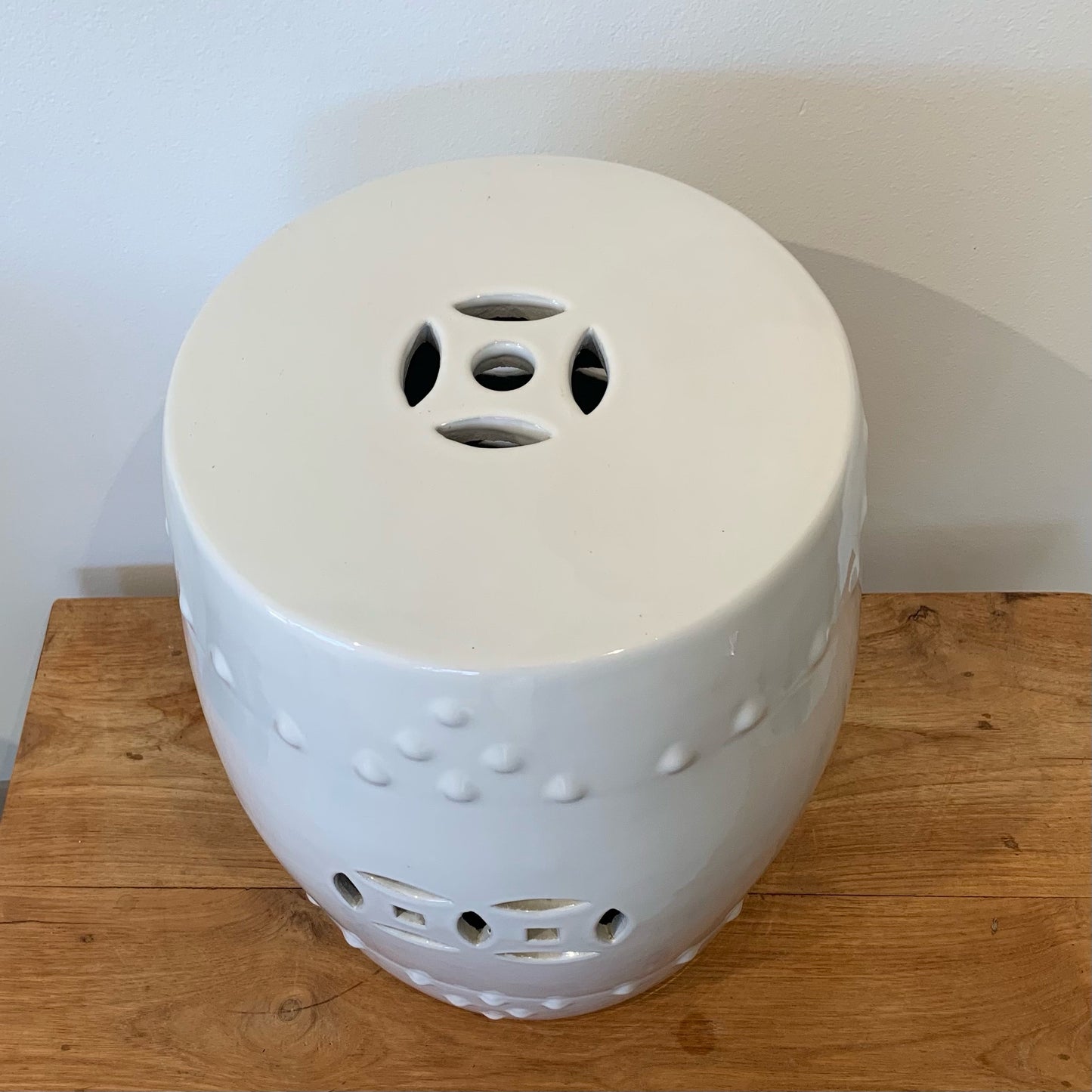 Porcelain Stool White