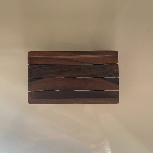 Small Rectangle Teak Soap Dish