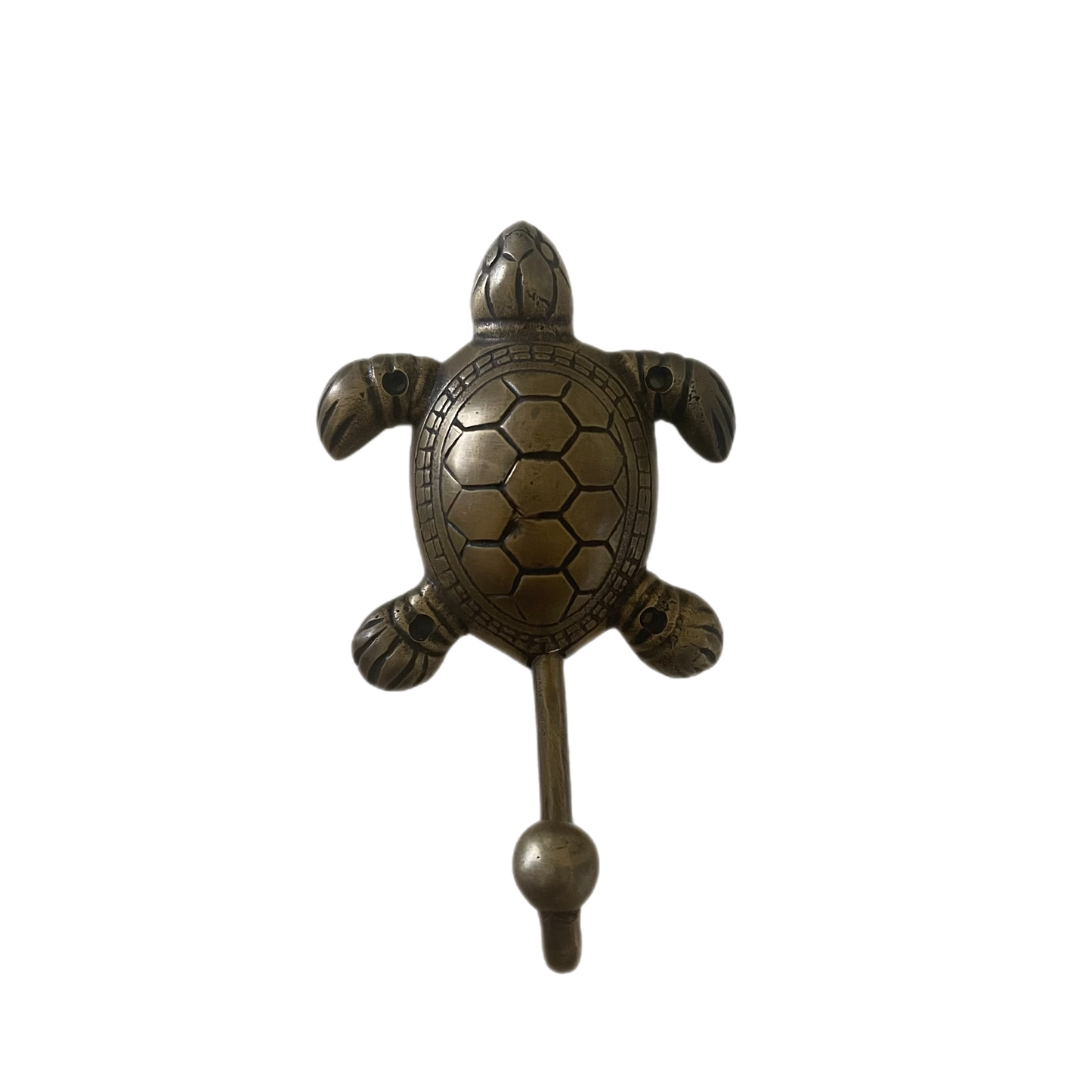 Turtle Brass Hook