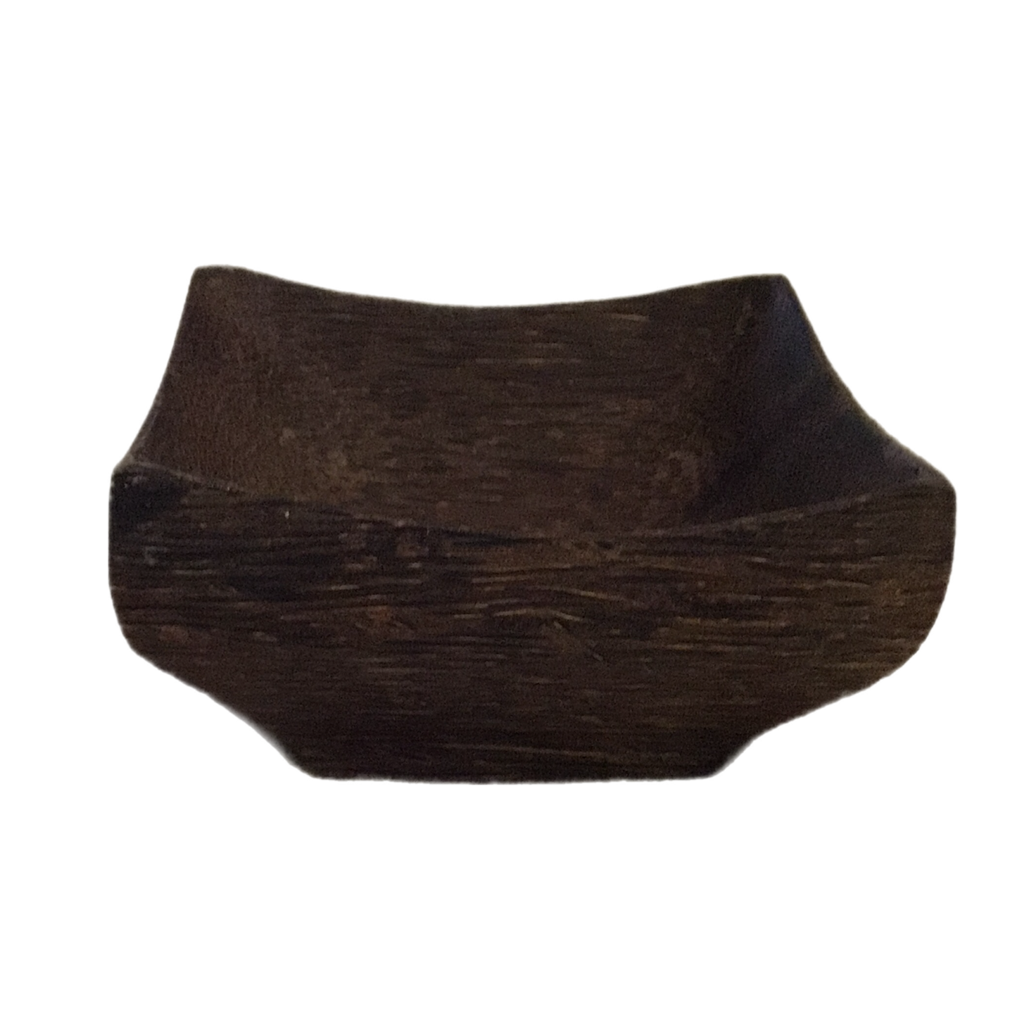 Square wooden sauce dish