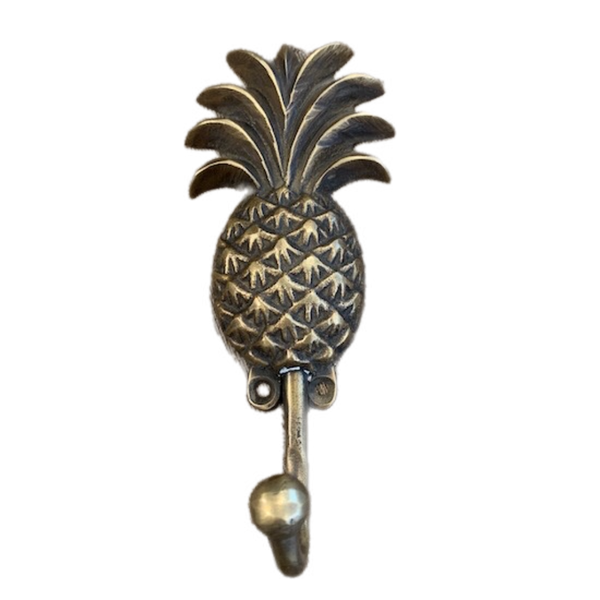 Pineapple Hook Brass