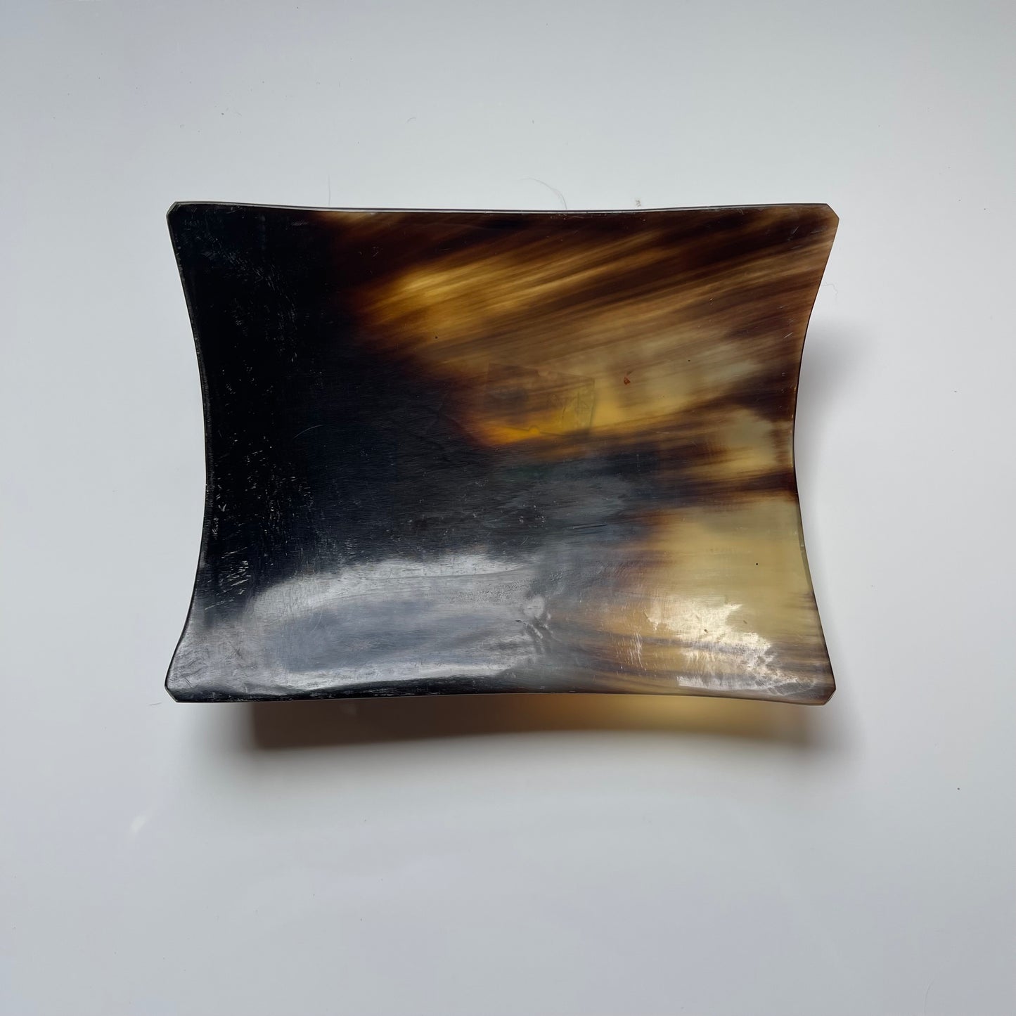 Buffalo Horn Soap Dish Rectangular